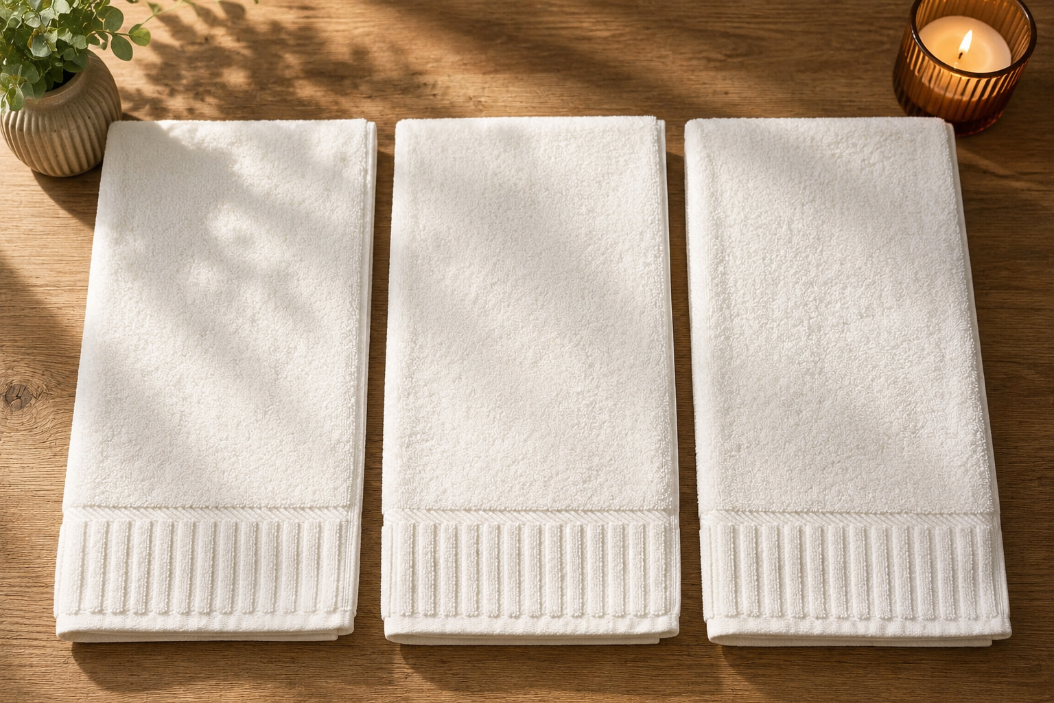 Premium Handtuch Set 3er – 100% Baumwolle | 50x90 cm | Hotelqualität