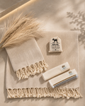 Pamura Home Spa Set – Pestemal, Naturseife & Peelinghandschuhe