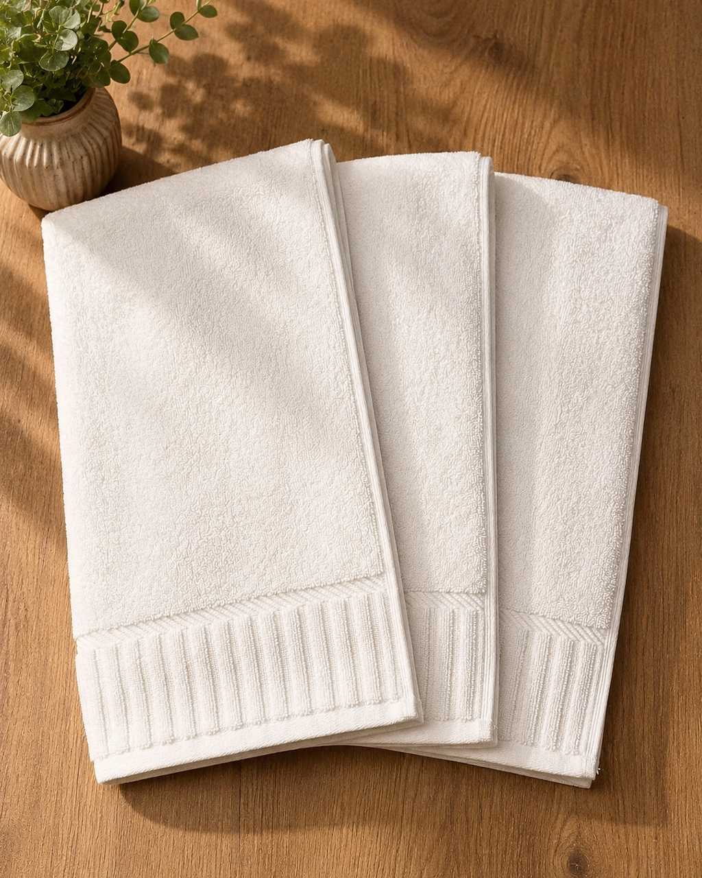 Premium Handtuch Set 3er – 100% Baumwolle | 50x90 cm | Hotelqualität
