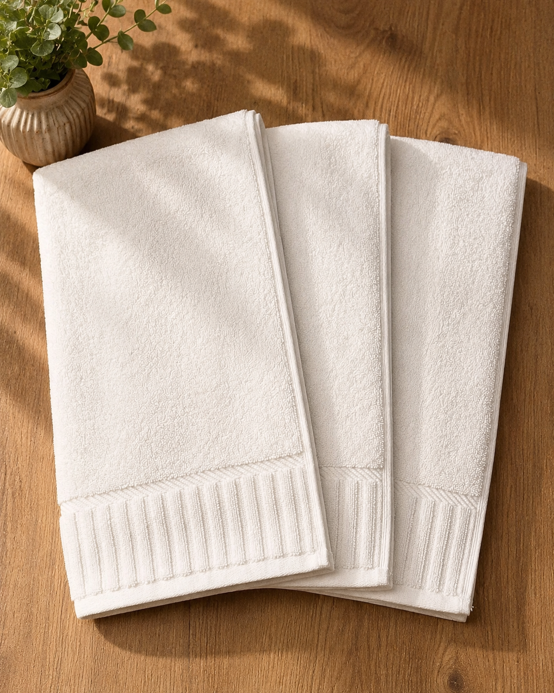 Premium Handtuch Set 3er – 100% Baumwolle | 50x90 cm | Hotelqualität