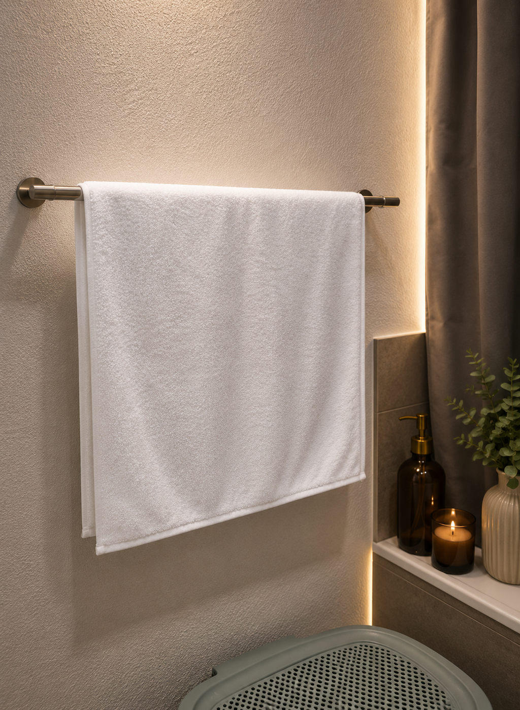 Weißes Handtuch 50x90 cm | Hotelqualität | Pamura Home