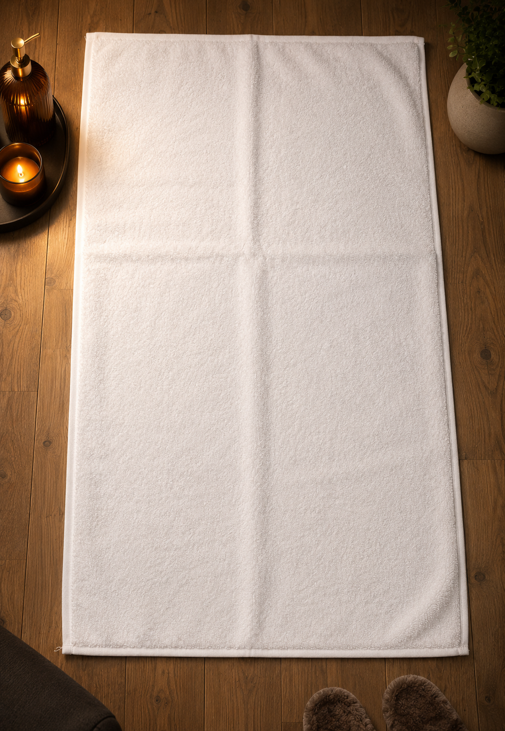 Weißes Handtuch 50x90 cm | Hotelqualität | Pamura Home