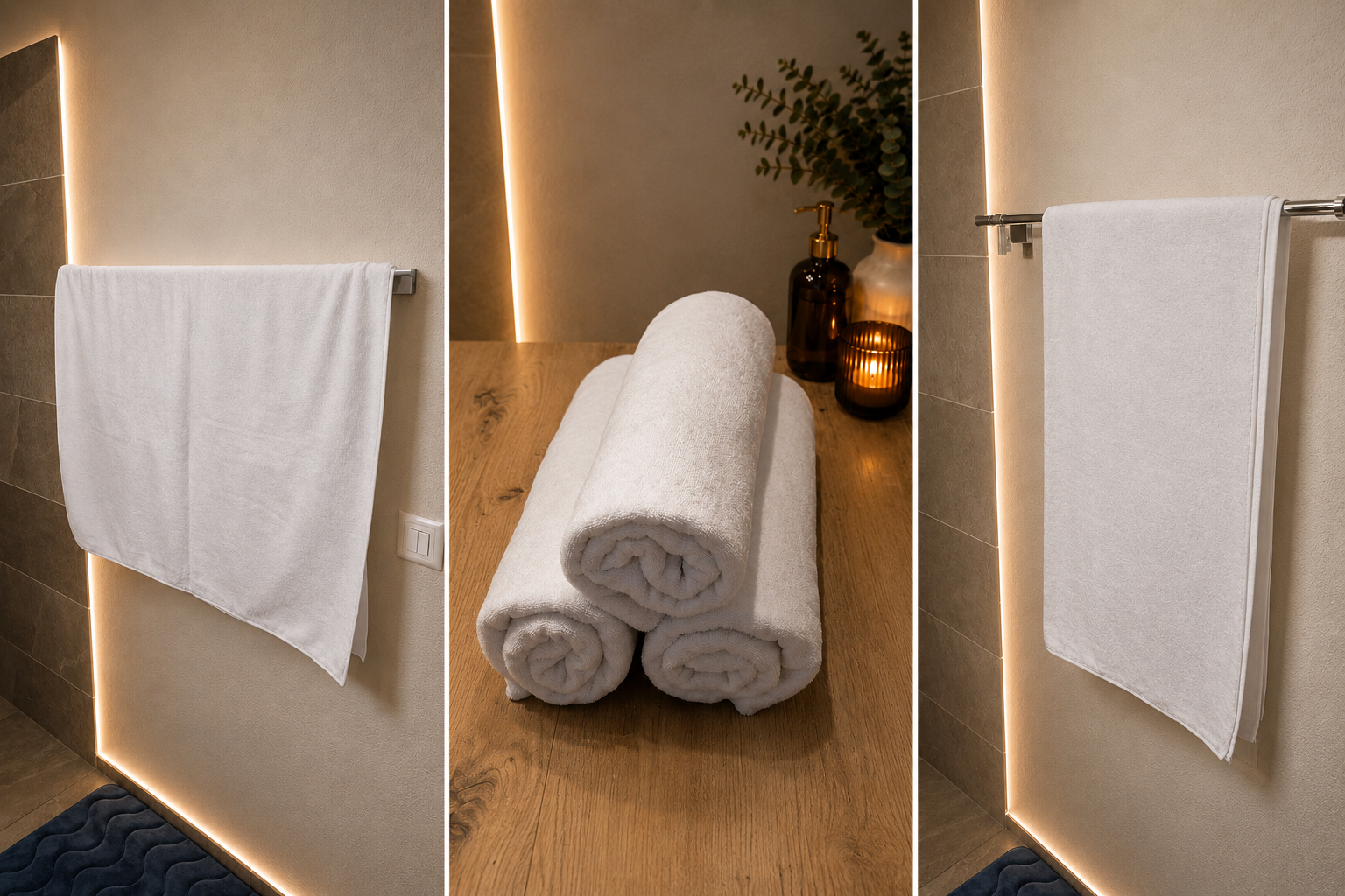 Luxus Badetuch 90x150 cm – 100% Baumwolle | Hotelqualität Extra Dick & Weich